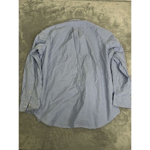 Ralph Lauren Long Sleeve Button Down Shirt Men's Size Large Blue - Picture 2 of 9